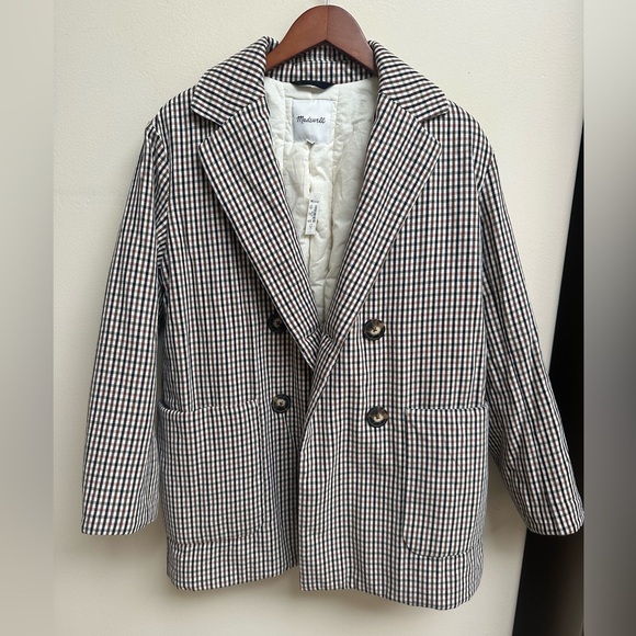 NWT Madewell Padded Blazer Jacket - Picture 2 of 7